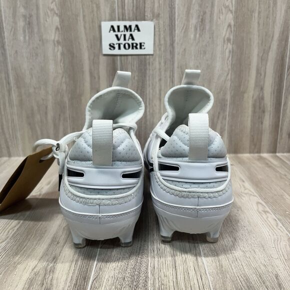 Nike Huarache 9 Varsity Lacrosse LAX Cleats White Black FD0090-101 Mens Size 9.5 - Picture 5 of 7